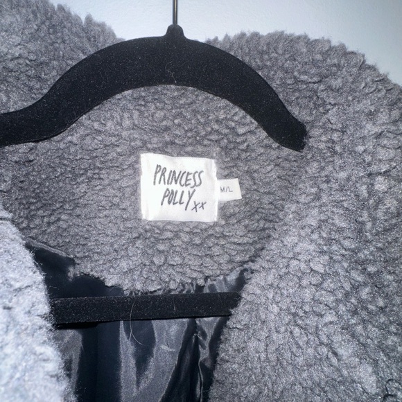 Princess Polly teddy button up jacket - Picture 2 of 3